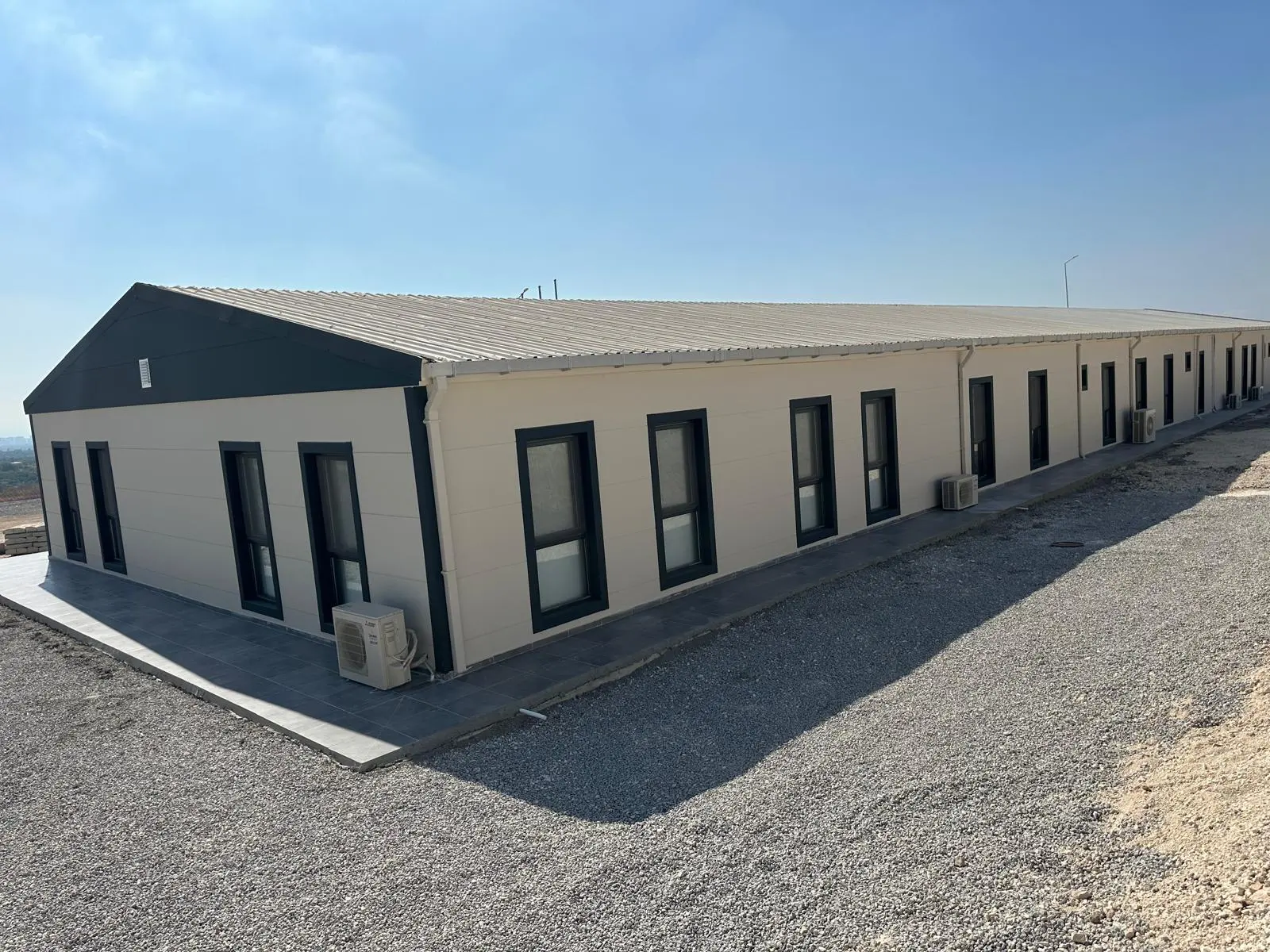 Prefabrik çelik yapı uygulaması